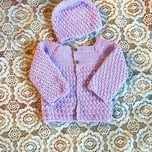 Crochet baby sweater